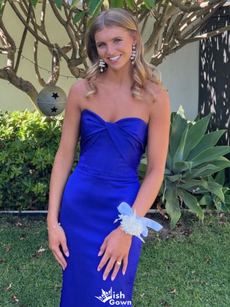 Gorgeous Sweetheart Strapless Mermaid Long Prom Dress Ideas, Evening Party Dresses,WGP1179