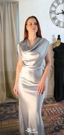 Elegant Halter Mermaid Long Prom Dress Ideas, Evening Party Dresses,WGP1831