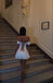 Sexy White Off Shoulder A-Line Short Mini Homecoming Dress,Birthday DressEPT656