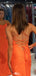 Colorful Square Spaghetti Strap Criss-Cross Mermaid Long Prom Dress Ideas, Evening Party Dresses,WGP1109
