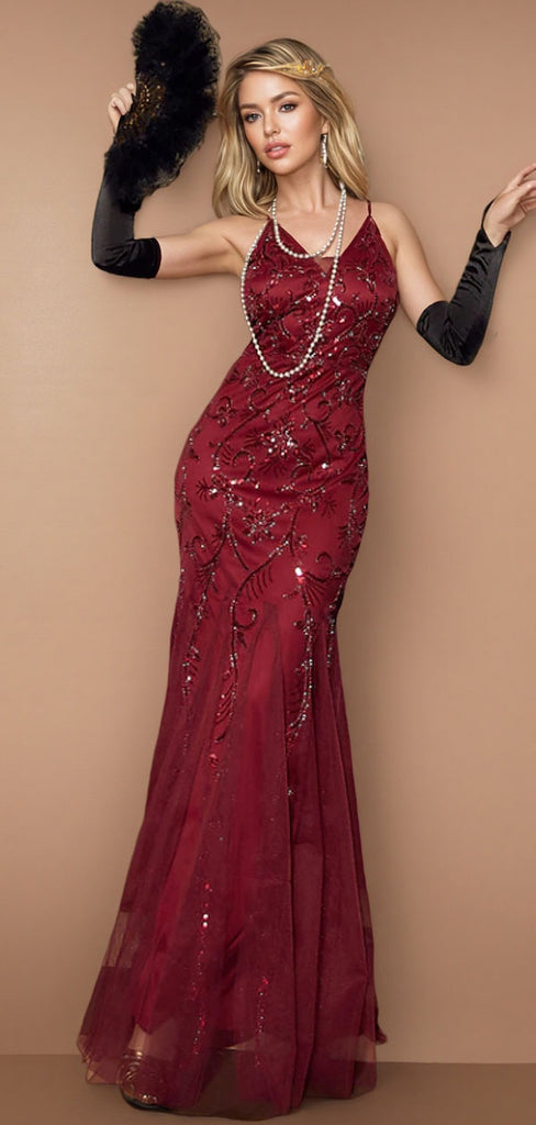 Sexy Red Spaghetti Strap Mermaid Long Prom Dress Ideas, Evening Party Dresses,WGP1642