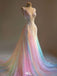 Sparkly V-Neck Mermaid Long Prom Dress Ideas, Evening Party Dresses,WGP1891