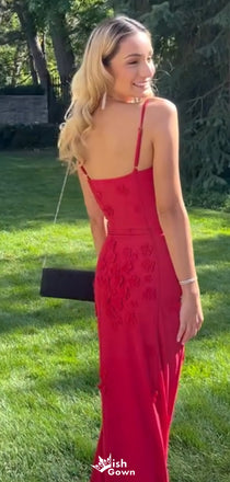 Elegant Spaghetti Strap Sweetheart Mermaid Long Prom Dress Ideas, Evening Party Dresses,WGP1436