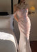 Floral Pink Off-Shoulder Mermaid Long Prom Dress Ideas, Evening Party Dresses,WGP1955
