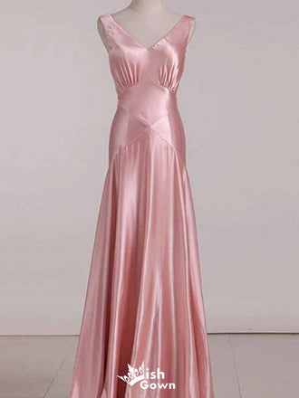 Elegant V-neck Mermaid Long Prom Dress Ideas, Evening Party Dresses,WGP1527
