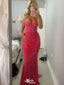 Modern Rhinestone Bodycon Prom Gown Sparkly Strapless Mermaid Formal Dress,WGP2164