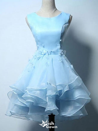 Elegant Jewel A-line Short Mini Homecoming Dress,EPT455