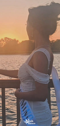 Formal Spaghetti Strap Off-shoulder Sheath Short Mini Homecoming Dress,EPT470