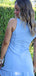 Casual Square Spaghetti Strap Sheath Short Mini Homecoming Dress,EPT329