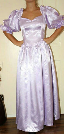 Gorgeous Short Sleeves A-line Long Prom Dress Ideas, Evening Party Dresses,WGP1692