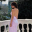 Unique Lavender Spaghetti Strap Mermaid Long Prom Dress Ideas, Evening Party Dresses, WGP1996