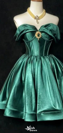 Elegant Strapless Sweetheart  A-line Short Mini Homecoming Dress,EPT568