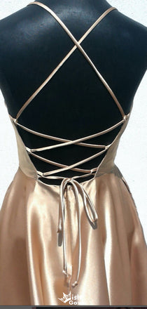 Elegant Spaghetti Strap A-line Short Mini Homecoming Dress,EPT582