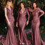 Simple Mismatched Sleeveless Mermaid Long Bridesmaid Dresses Online , WGM419