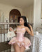 Elegant Pink Sweetheart A-Line Short Homecoming Dresses For Birthday Party, EPT708