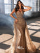 Sexy Twinkle Sequins Sweetheart Feather Trailing Tail Mermaid Evening Gowns Prom Dresses, WGP221