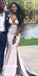 Mermaid Spaghetti Strap Long Bridesmaid Dresses YPS106